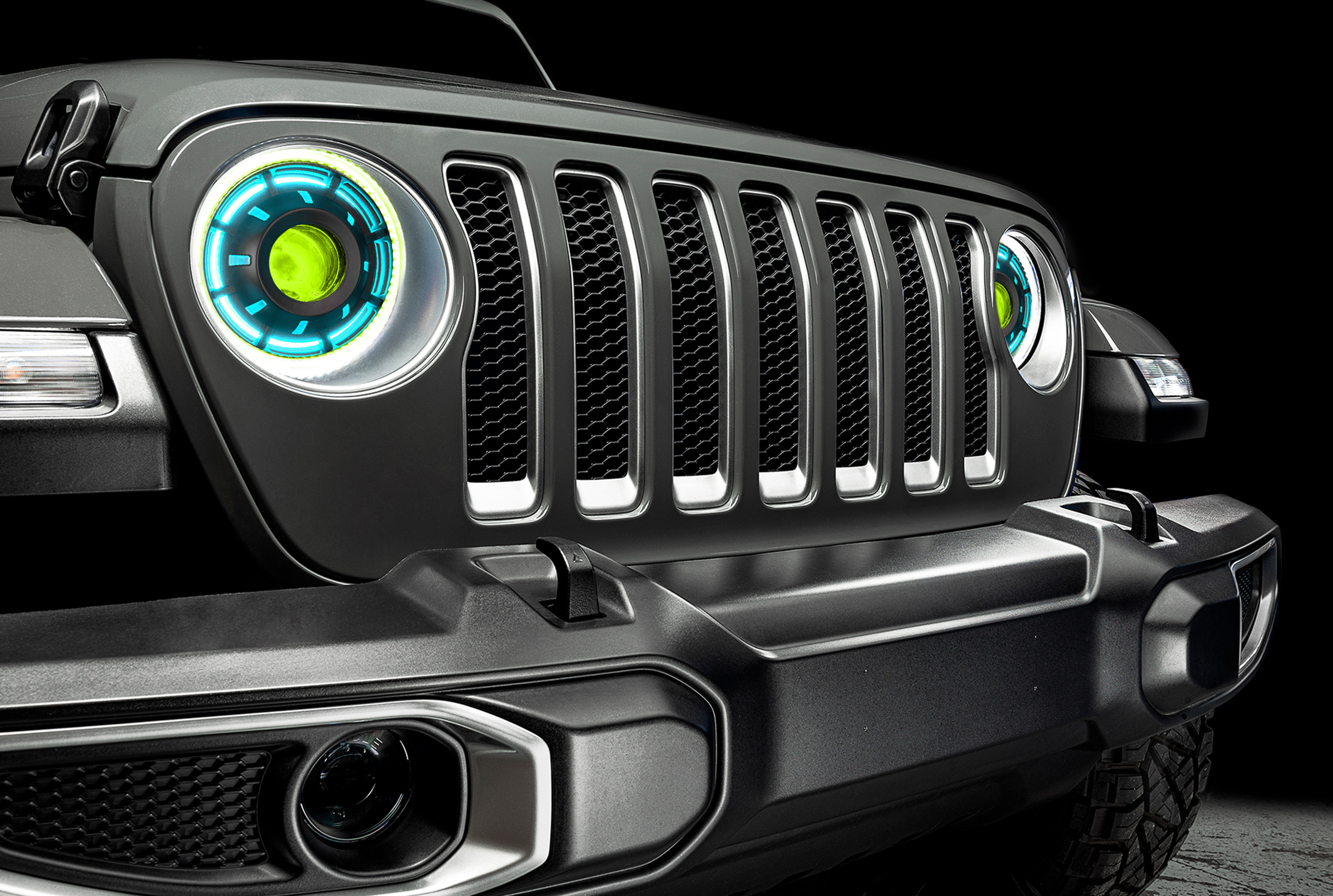 5839-334 - Oculus ColorSHIFT Bi-LED Projector Headlights, ColorSHIFT - No Controller